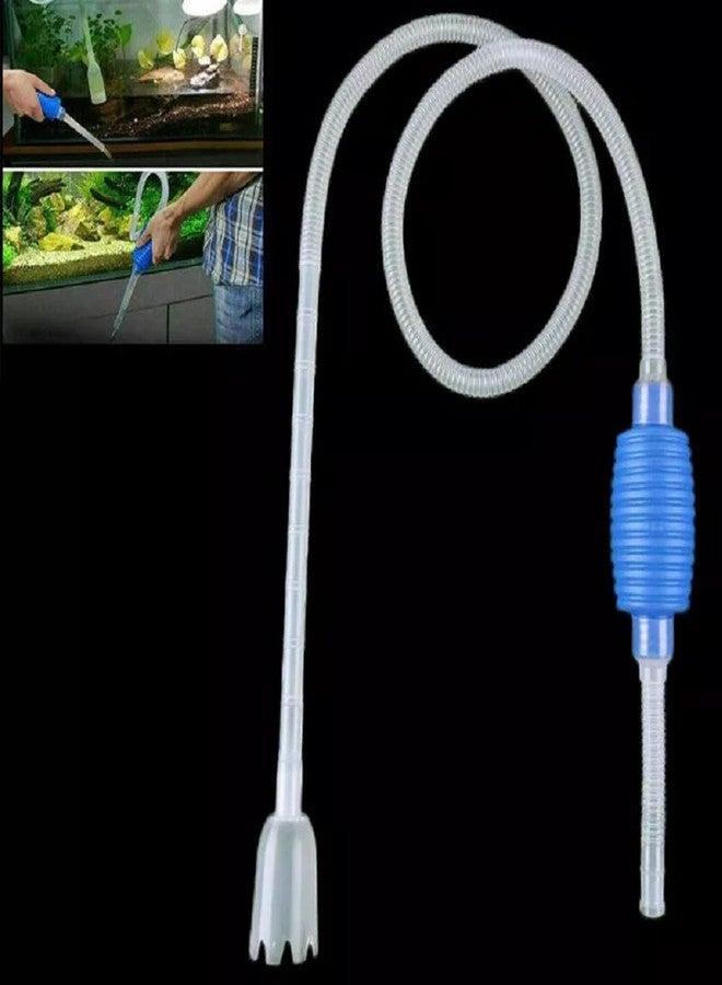 Naivete Fish Tank Water Cleaning Pump/Siphon Vacuum For Water Changing/Flexible Aquarium Gravel Cleaner Siphon Pump For Fish Tank Cleaning And Water Exchange, (Large Size 146 CM) (1 PC) - Image 3